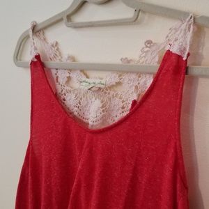 Urban Outfitters Tops - Flowy Cropped Tank with Crochet Back! Small Urban Outfitters Tops - Flowy Cropped Tank with Crochet Back! Small
